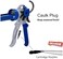 Newborn 250 Super Smooth Rod Revolving Frame Caulking Gun, 1/10-Gallon Cartridge Capacity, 18:1 Thrust Ratio 1 brown 250 1