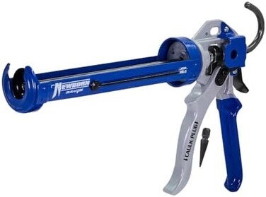 Newborn 250 Super Smooth Rod Revolving Frame Caulking Gun, 1/10-Gallon Cartridge Capacity, 18:1 Thrust Ratio 1 brown 250 1