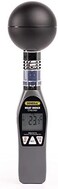 General Tools WBGT8778 Deluxe Heat Index Monitor with Wet Bulb Globe Temperature, 75mm Black Ball