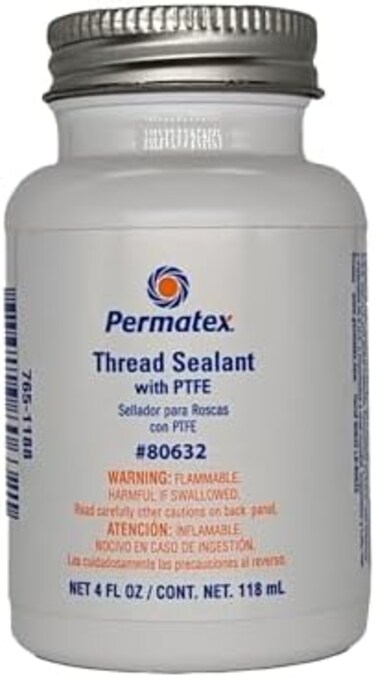 Permatex 80632 Thread Sealant with PTFE 4oz.
