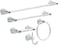 Franklin Brass KIN5PC-PC Kinla Bathroom Accessory Kit, 5 Piece, Polished Chrome
