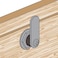 PRIME-LINE Defender Security U 9945 Cabinet Lock Safe Lock Secure Important Files and Drawers, 1 1/8'', Diecast Stainless Steel, Fits on 13/16'' Max Panel Thickness, Pack of 1