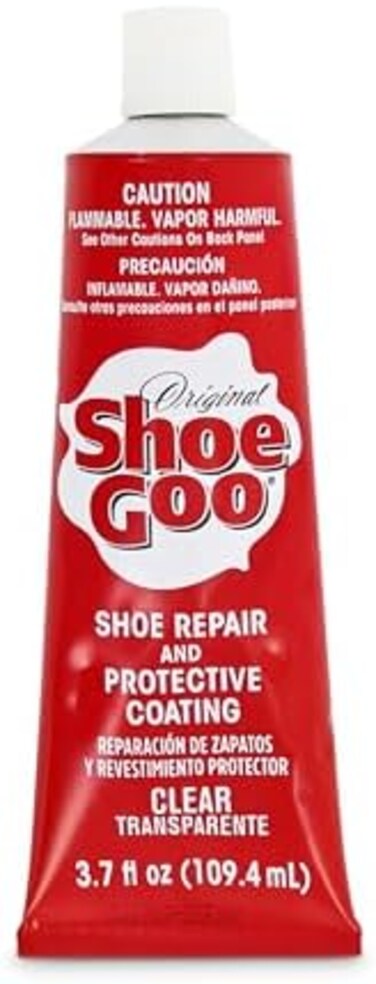 Sof Sole Shoe Goo Repair Adhesive for Fixing Worn Shoes or Boots, Clear, 3.7 Oz