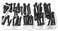iExcell 50 Pcs 12.9 Grade M4 x 20mm/25mm/30mm/35mm/40mm Alloy Steel Hex Socket Head Cap Screws Bolts Assortment Kit