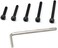 iExcell 50 Pcs 12.9 Grade M4 x 20mm/25mm/30mm/35mm/40mm Alloy Steel Hex Socket Head Cap Screws Bolts Assortment Kit