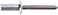 Clipsandfasteners Inc 25 1/4 Closed End Rivets Aluminum Rivet, Steel Mandrel