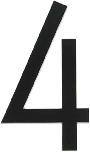 هاي-كو منتجات FM-6/4 منزل عائم رقم 4 (فور) ارتفاع 6 انش، اسود