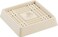 Shepherd Hardware 9166 2-Inch Square Rubber Furniture Cups, 4-Pack