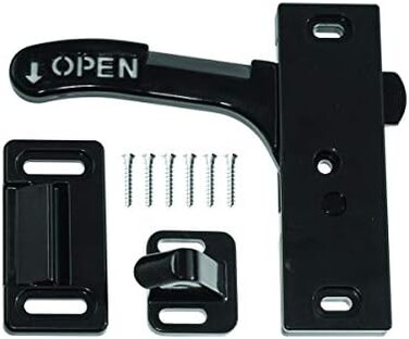 RV Designer E287, Screen Door Latch And Handle Kit, Left Hand, Entry Door Hardware