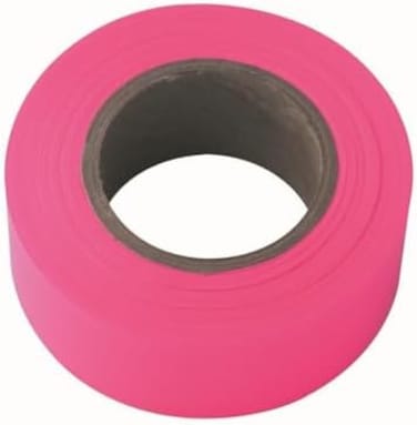 IRWIN Tools STRAIT-LINE Flagging Tape, 150-foot, Glo-Pink (65603)