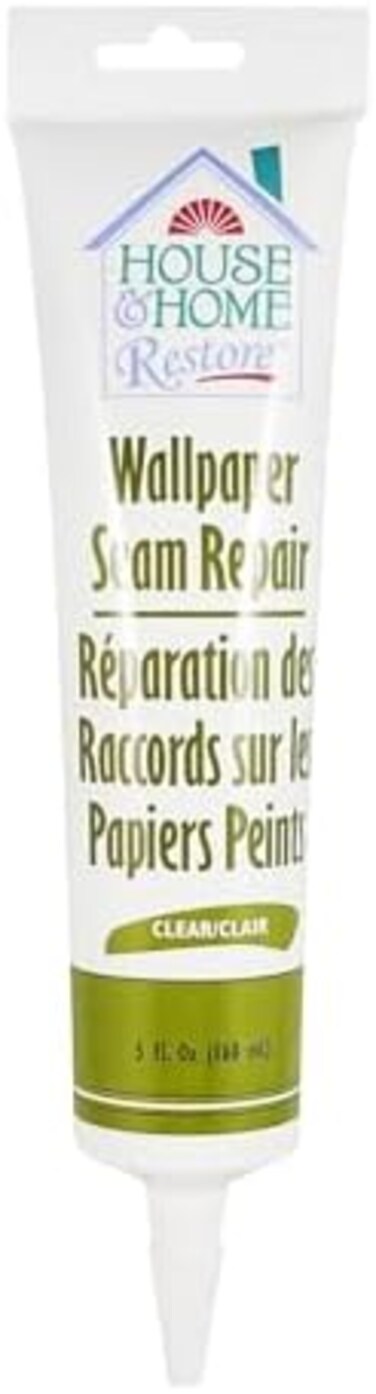 ريد ديفل 0878 هاوس اند هوم ريستور بريميوم لاصلاح ورق الحائط، 5 اونصة، انبوب ضغط، اكريليك خفيف/امونيا، لصق، شفاف