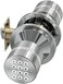 Signstek Keyless Entry Door Lock,Door Knob with Keypad，Smart Code Door Lock,Mute Mode,Passage Function, Easy to Install,Satin Nickel