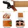 Gutapo Silicone Furniture Chair Leg Caps Pads Floor Protectors with Felt Square L: 1-1/4" W: 1-1/4" Transparent EC