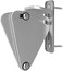 WINSOON Barn Door Lock Hardware Stainless Steel Sliding Privacy Latch for Closet Shed Pocket Doors Wood Gates &ndash;Brushed Nickel