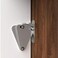 WINSOON Barn Door Lock Hardware Stainless Steel Sliding Privacy Latch for Closet Shed Pocket Doors Wood Gates &ndash;Brushed Nickel