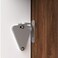 WINSOON Barn Door Lock Hardware Stainless Steel Sliding Privacy Latch for Closet Shed Pocket Doors Wood Gates &ndash;Brushed Nickel