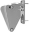 WINSOON Barn Door Lock Hardware Stainless Steel Sliding Privacy Latch for Closet Shed Pocket Doors Wood Gates &ndash;Brushed Nickel
