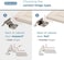 Amerock Cabinet Hinge   3/8 inch (10 mm) Inset Hinge   Oil Rubbed Bronze   2 Pack   Self-Closing Hinge   Partial Wrap Hinge   Cabinet Door Hinge