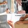 InstaTrim - Universal, Flexible, Adhesive Trim Solution - Cover Gaps Between Walls, Floors, Ceilings, and More (White)