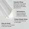 InstaTrim - Universal, Flexible, Adhesive Trim Solution - Cover Gaps Between Walls, Floors, Ceilings, and More (White)