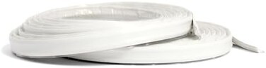 InstaTrim - Universal, Flexible, Adhesive Trim Solution - Cover Gaps Between Walls, Floors, Ceilings, and More (White)