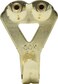 OOK 50616 Professional Picture Hangers, Art Hangers, Padded, Brass, Reusable Picture Hooks, 50lb (10 set)