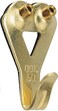 OOK 50616 Professional Picture Hangers, Art Hangers, Padded, Brass, Reusable Picture Hooks, 50lb (10 set)