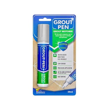 Rainbow Chalk Markers Limited Grout Pen Large Light Grey - Ideal to Restore The Look of Tile Grout Lines