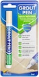 Rainbow Chalk Markers Limited Grout Pen - Designed for restoring tile grout in bathrooms &amp; kitchens (Cream)