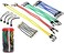 EFFICERE 24-Piece Premium Bungee Cord Assortment in Storage Jar - Includes 10&rdquo;, 18&rdquo;, 24&rdquo;, 32&rdquo;, 40&rdquo; Bungee Cords and 8&rdquo; Canopy/Tarp Ball Ties
