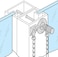 Defender Security U 9858 Sliding Patio Door Pin, 3/16 In. x 2-5/8 In., Steel Pin and Retaining Ring, Chrome Plated Finish (Single Pack)