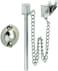 Defender Security U 9858 Sliding Patio Door Pin, 3/16 In. x 2-5/8 In., Steel Pin and Retaining Ring, Chrome Plated Finish (Single Pack)