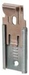 CRL nickel plated adjustable mirror clip set for 1/4 in (6 mm) straight edge glass - package