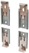 CRL nickel plated adjustable mirror clip set for 1/4 in (6 mm) straight edge glass - package