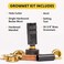 General Tools 71262 Grommet Kit with 24 Rustproof Solid Brass Grommets, 3/8 Inch