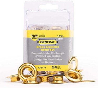General Tools 1261-4 1/2-Inch Grommet Refill, 12 Sets