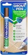 Rainbow Chalk Markers Limited Grout Pen - Designed for Restoring Tile Grout in bathrooms &amp; Kitchens (Brown)