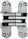 SOSS Invisible Hinge Model 218 for 1-3/4" Thick Material, 20 Minute Fire Rated, Zinc, Satin Chrome Exterior Finish, Model Number 218US26D