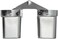 SOSS Invisible Hinge Model 218 for 1-3/4" Thick Material, 20 Minute Fire Rated, Zinc, Satin Chrome Exterior Finish, Model Number 218US26D