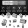 Rustark 200 Pcs Wire Thread Inserts kit 304 Stainless Steel Metric M3 M4 M5 M6 M8 M10 M12 Helicoil Kit Wire Screw Sleeve Thread Repair Kit