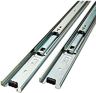 Liberty D80614C-ZP-W 14-Inch Ball Bearing Drawer Slides