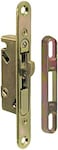 FPL #3-45-S Sliding Glass Door Replacement Mortise Lock with Adapter Plate 5-3/8&acirc;&euro; Screw Holes 45 Degree Keyway- YZD Plating