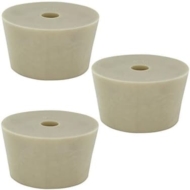 Home Brew Ohio Drilled Rubber Stopper (Set of 3)