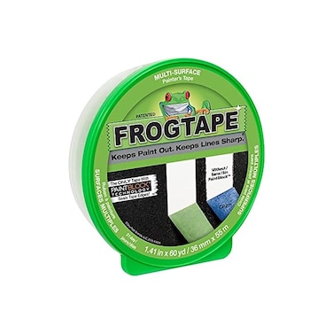 FROGTAPE 202944 CF 120 Multi Surface Painter's Tape with PAINTBLOCK, Medium Adhesion, 36mm x 55m, Green