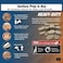 Shepherd Hardware 9916 1-1/2-Inch Heavy Duty Felt Gard Self-Adhesive Leveling Furniture Pads, 4-Pack, Beige, 1-1/2 Inch, Set of 4 Pieces