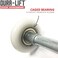 بكرة باب المرآب من النايلون المقوى 6200Z بقوة 6200Z من دورا-ليفت بطول 5.08 سم وجذع 10.16 سم (10 عبوات)