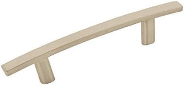 Amerock Cyprus 3 in (76 mm) Center-to-Center Satin Nickel Cabinet Pull - 10 Pack