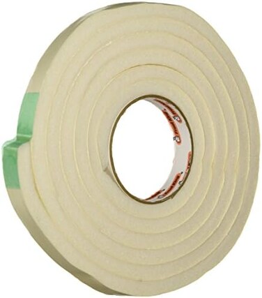 Frost King R734WH Sponge Rubber Foam Tape 7/16-Inch, White