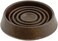 Shepherd Hardware 9077 1-3/4-Inch Round Rubber Furniture Cups, 4-Pack