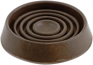 Shepherd Hardware 9077 1-3/4-Inch Round Rubber Furniture Cups, 4-Pack